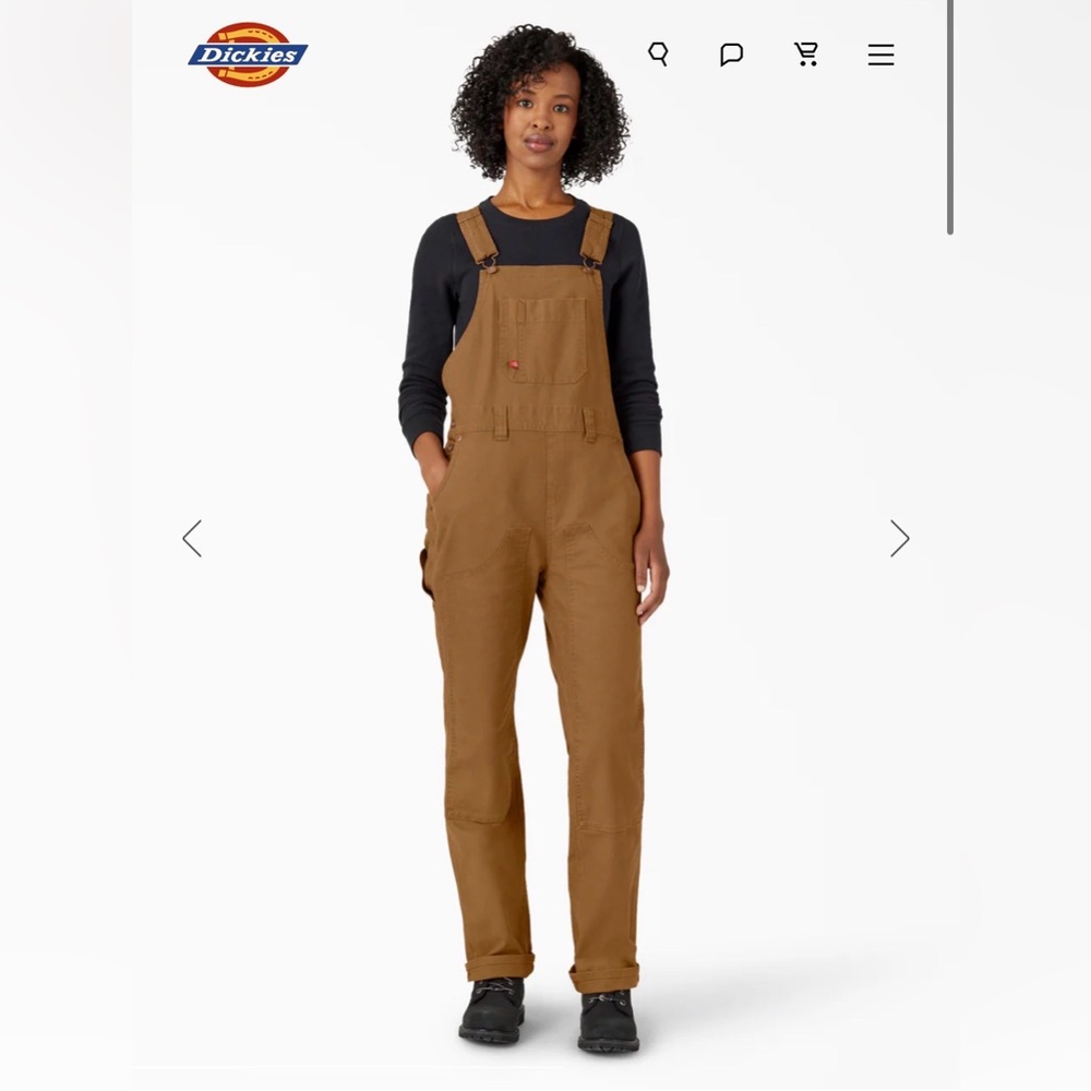 Dickies Women's Tan Jeans Overalls